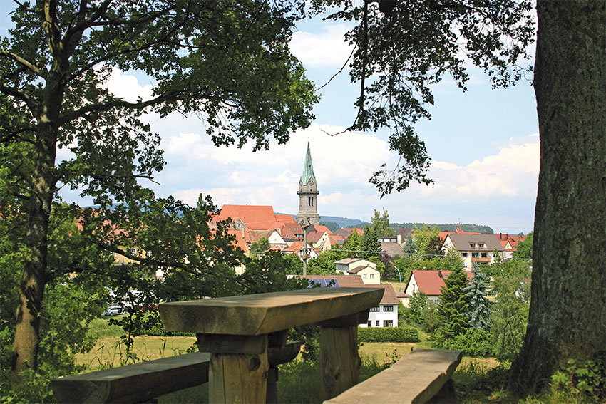 Blick auf Erbendorf